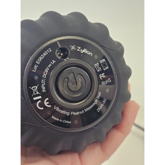 Zyllion Rechargeable Vibrating Peanut Massage Ball Roller 4 Intensity Levels EUC - Picture 2 of 2